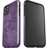 Brigid Ashwood Purple Damask Butterfly iPhone 11 Pro Max Impact Case