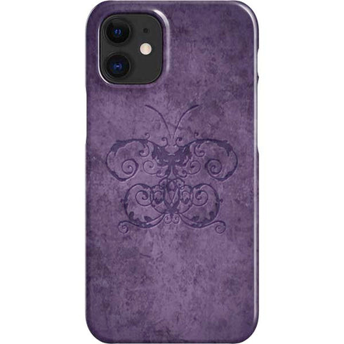 Brigid Ashwood Purple Damask Butterfly iPhone 12 Mini Lite Case