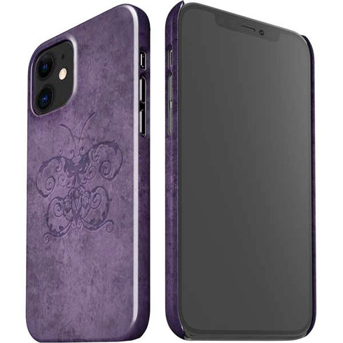 Brigid Ashwood Purple Damask Butterfly iPhone 12 Mini Lite Case