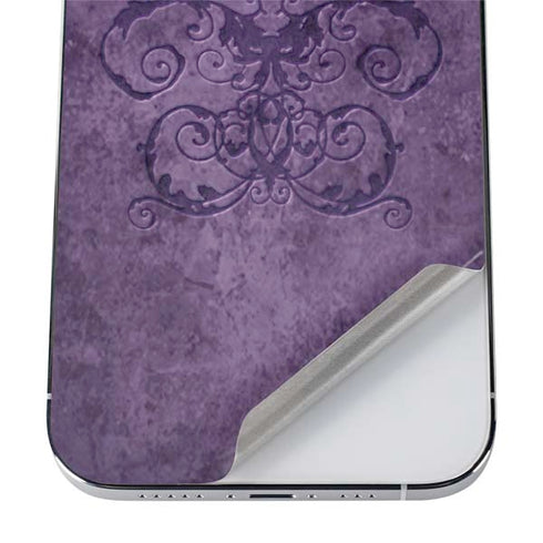Brigid Ashwood Purple Damask Butterfly iPhone 12 Pro Max Skin