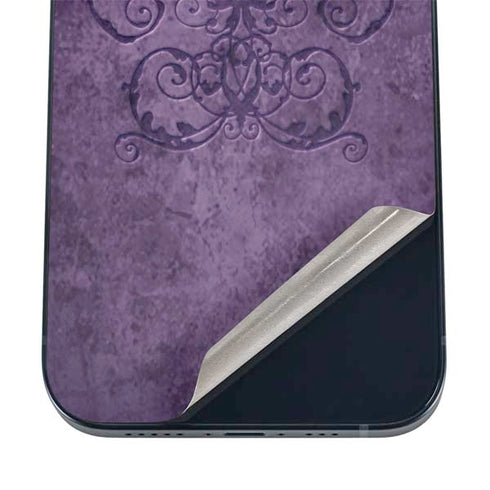 Brigid Ashwood Purple Damask Butterfly iPhone 12 Skin
