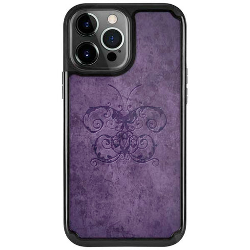 Brigid Ashwood Purple Damask Butterfly iPhone 13 Pro Cargo Case