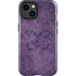 Brigid Ashwood Purple Damask Butterfly iPhone 14 Plus Impact Case