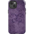 Purple Damask Butterfly by Brigid Ashwood iPhone 15 Impact Case
