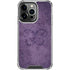 Purple Damask Butterfly by Brigid Ashwood iPhone 15 Pro Clear Case