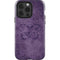 Brigid Ashwood Purple Damask Butterfly iPhone 14 Pro Impact Case