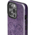 Brigid Ashwood Purple Damask Butterfly iPhone 14 Pro Impact Case