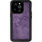 Brigid Ashwood Purple Damask Butterfly iPhone 14 Pro Waterproof Case