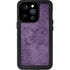 Brigid Ashwood Purple Damask Butterfly iPhone 14 Pro Waterproof Case