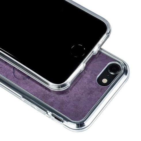 Brigid Ashwood Purple Damask Butterfly iPhone SE (2nd & 3rd Gen) Clear Case