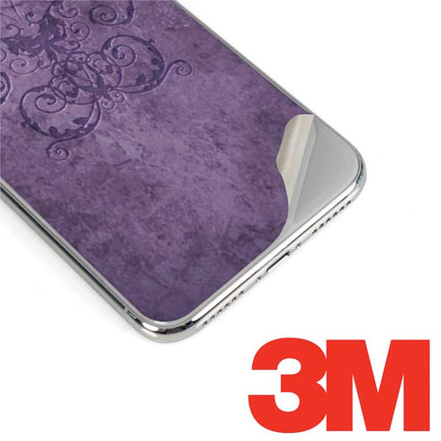 Brigid Ashwood Purple Damask Butterfly iPhone X Skin