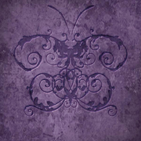 Brigid Ashwood Purple Damask Butterfly iPhone X Skin