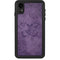 Brigid Ashwood Purple Damask Butterfly iPhone XR Waterproof Case