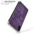 Purple Damask Butterfly by Brigid Ashwood iPhone XS Max Clear Case