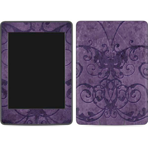 Brigid Ashwood Purple Damask Butterfly Amazon Kindle Skin
