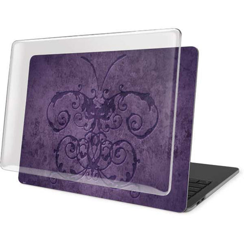 Brigid Ashwood Purple Damask Butterfly MacBook Pro 16in (2019-20) Case plus Skin