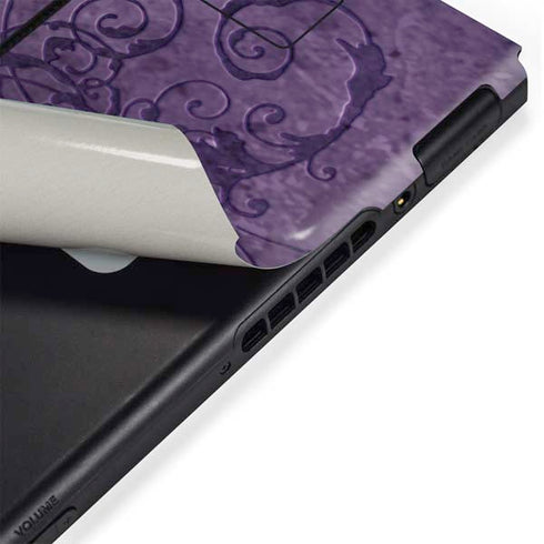 Brigid Ashwood Purple Damask Butterfly Nintendo Switch Bundle Skin