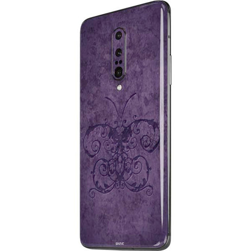 Brigid Ashwood Purple Damask Butterfly OnePlus 7 Pro Skin