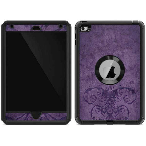 Brigid Ashwood Purple Damask Butterfly Otterbox Defender iPad Skin