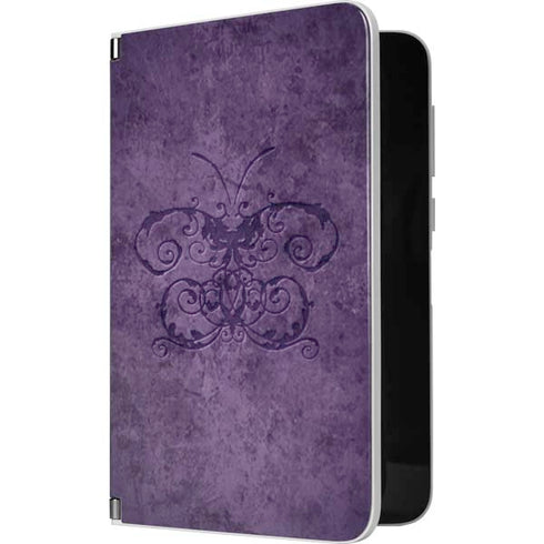 Brigid Ashwood Purple Damask Butterfly Surface Duo Skin