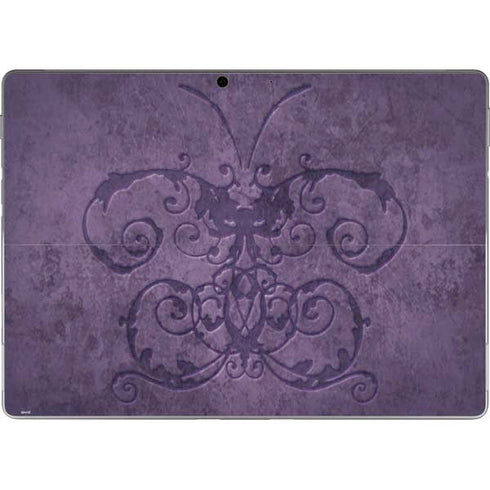 Brigid Ashwood Purple Damask Butterfly Surface Pro 8 Skin