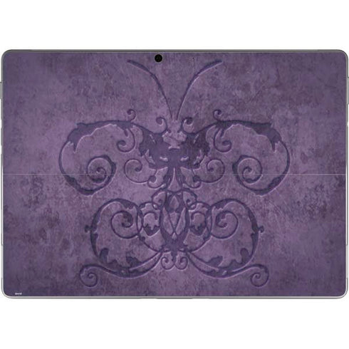 Brigid Ashwood Purple Damask Butterfly Surface Pro 9 Skin