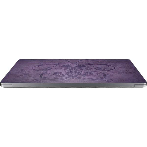 Brigid Ashwood Purple Damask Butterfly Universal Laptop 12in (9.8 x 6.8in) Skin