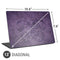 Brigid Ashwood Purple Damask Butterfly Universal Laptop 13in (10.6 x 7.6in) Skin