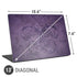 Brigid Ashwood Purple Damask Butterfly Universal Laptop 13in (10.6 x 7.6in) Skin
