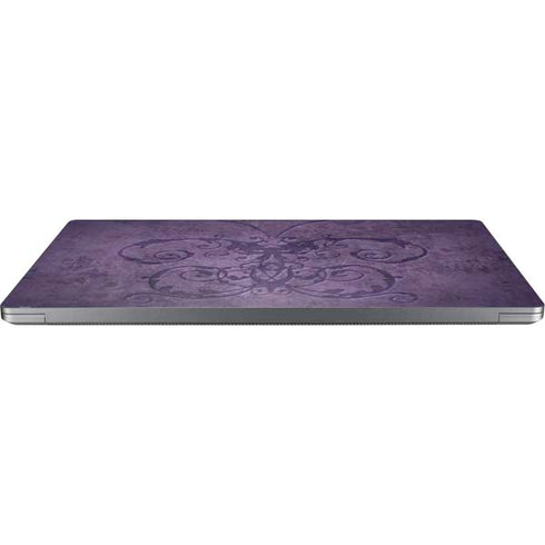 Brigid Ashwood Purple Damask Butterfly Universal Laptop 16.6in (13.4 x 9.7in) Skin