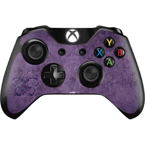 Brigid Ashwood Purple Damask Butterfly Xbox One Controller Skin