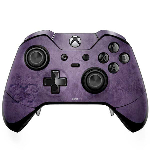 Brigid Ashwood Purple Damask Butterfly Xbox One Elite Controller Skin