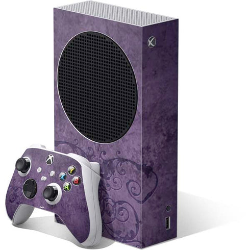 Purple Damask Butterfly by Brigid Ashwood Xbox Series S Skins