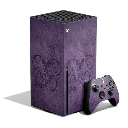 Brigid Ashwood Purple Damask Butterfly Xbox Series X Bundle Skin