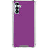Purple Solid Galaxy A13 5G Clear Case