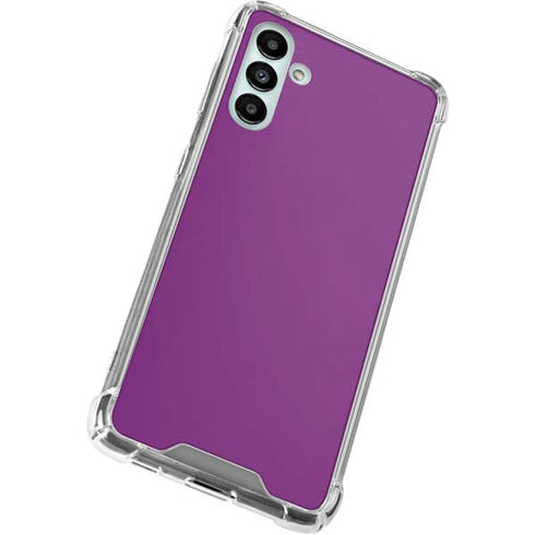 Purple Solid Galaxy A13 5G Clear Case