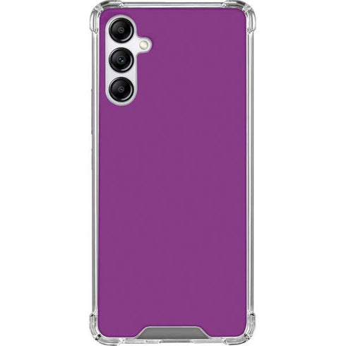 Purple Solid Galaxy A14 5G Clear Case