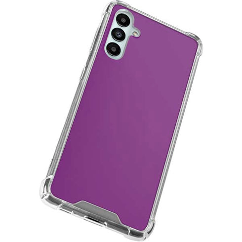 Purple Solid Galaxy A14 5G Clear Case