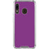 Purple Solid Galaxy A30 Clear Case