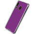 Purple Solid Galaxy A30 Clear Case