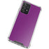 Purple Solid Galaxy A52 5G Clear Case