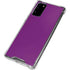 Purple Solid Galaxy Note20 5G Clear Case