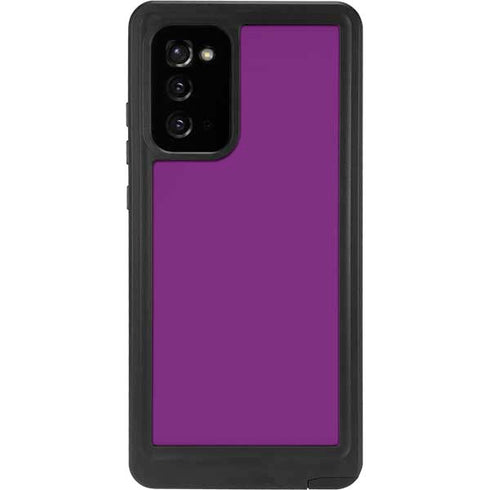 Purple Solid Galaxy Note20 5G Waterproof Case