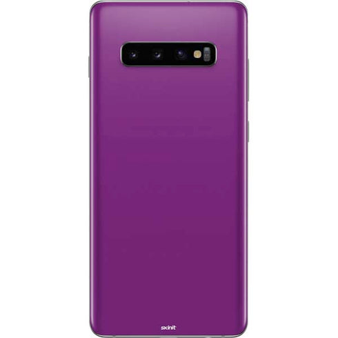 Purple Solid Galaxy S10 Plus Skin