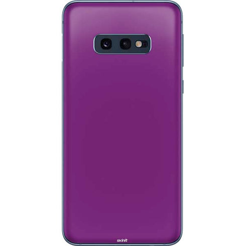 Purple Solid Galaxy S10e Skin