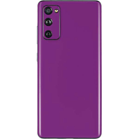 Purple Solid Galaxy S20 Fan Edition Skin