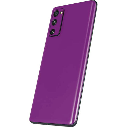 Purple Solid Galaxy S20 Fan Edition Skin