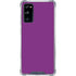 Purple Solid Galaxy S20 FE Clear Case
