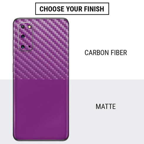 Purple Solid Galaxy S20 Skin