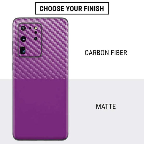 Purple Solid Galaxy S20 Ultra 5G Skin